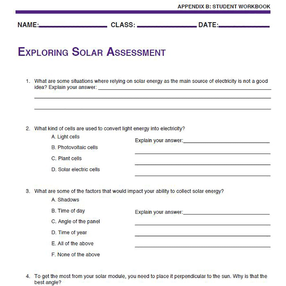 Exploring Solar Energy
