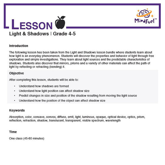 Light and Shadows - Lesson 9 | Patterns in the Sky