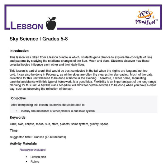 Sky Science - Space Holidays