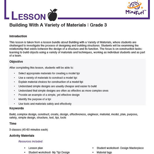 Building with a Variety of Materials - Lesson 2 | A Design Masterpiece