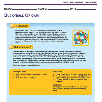 Buckyball Origami