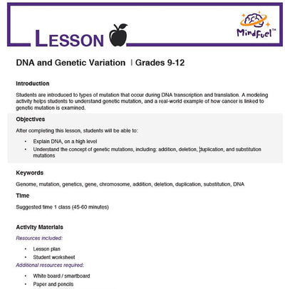 DNA and Genetic Variation