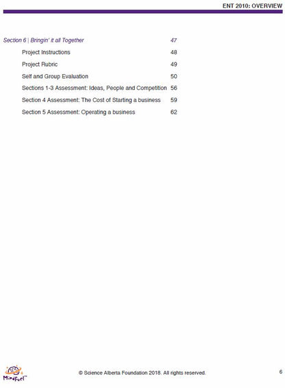 Enterprise and Innovation Course, High School - Course 2 | Analyzing Ventures