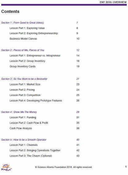 Enterprise and Innovation Course, High School - Course 2 | Analyzing Ventures