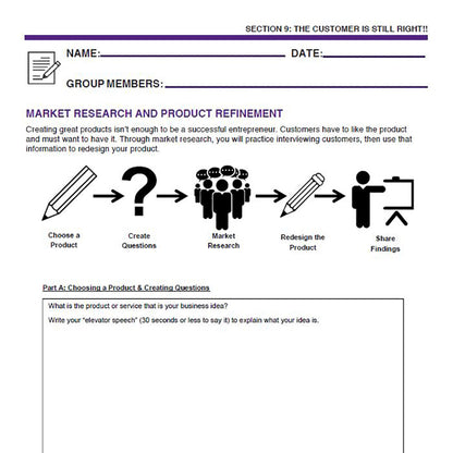 Enterprise and Innovation Course, High School - Course 1 | Challenge & Opportunity