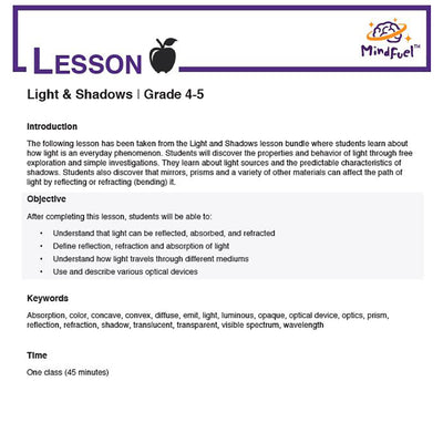 Light and Shadows - Lesson 5 | Optical Devices